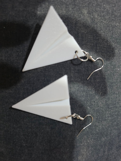 Earrings - Paper planes